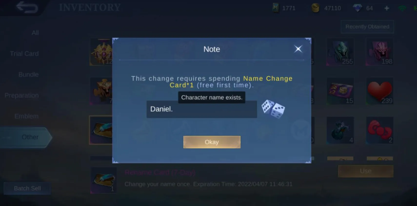 How to Change Your Name in Mobile Legends